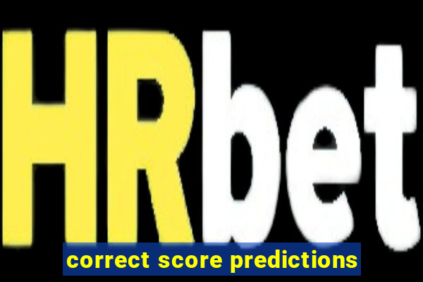 correct score predictions