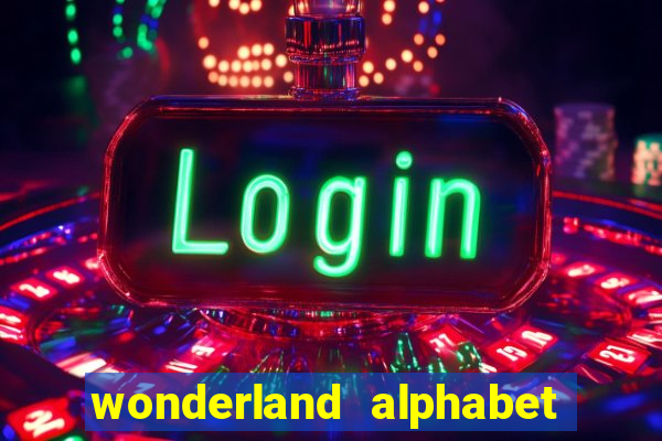 wonderland alphabet comic studio