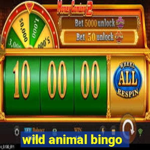 wild animal bingo