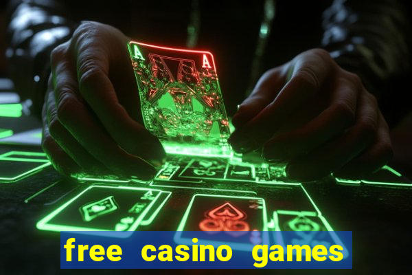 free casino games slot games