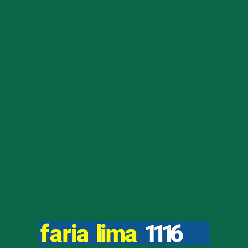 faria lima 1116