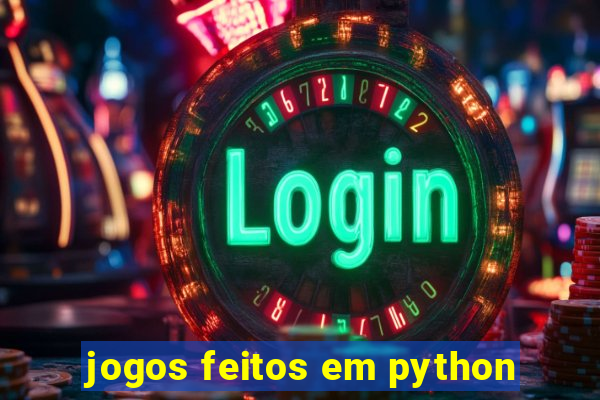 jogos feitos em python