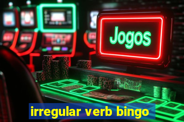 irregular verb bingo