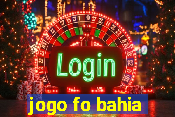 jogo fo bahia