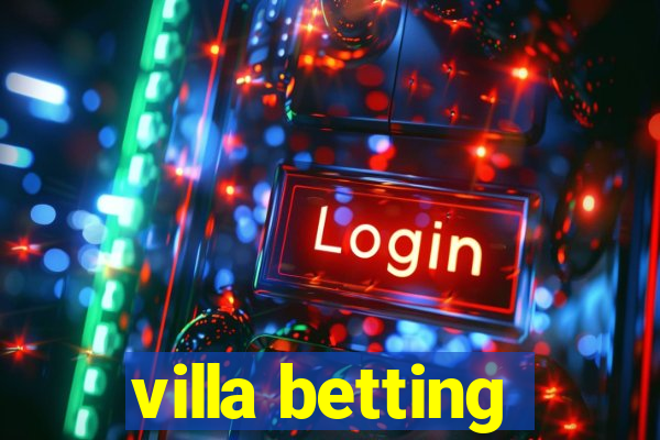 villa betting