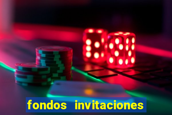 fondos invitaciones de bingo para editar