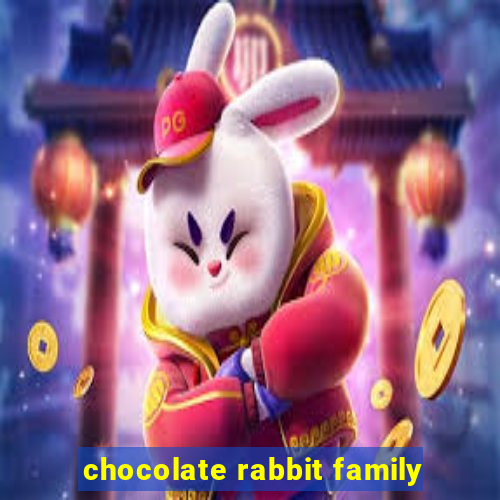 chocolate rabbit family