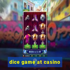 dice game at casino