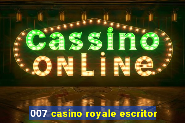 007 casino royale escritor