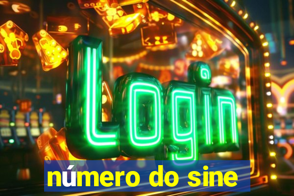 número do sine