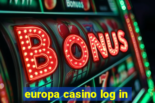 europa casino log in