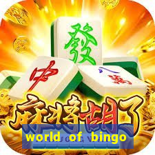 world of bingo zitro online