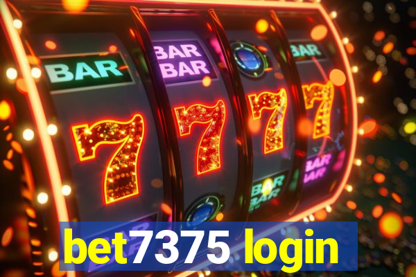 bet7375 login