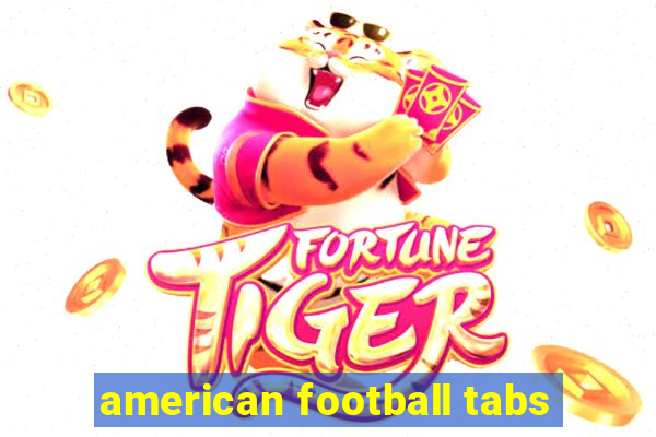 american football tabs