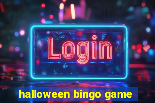 halloween bingo game