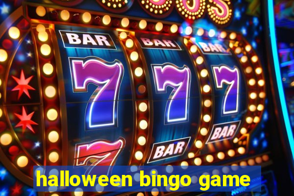 halloween bingo game