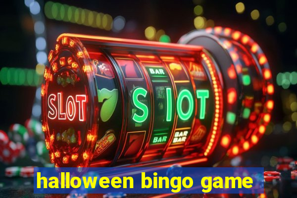 halloween bingo game