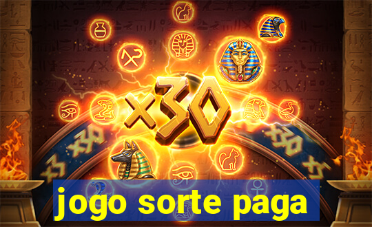 jogo sorte paga