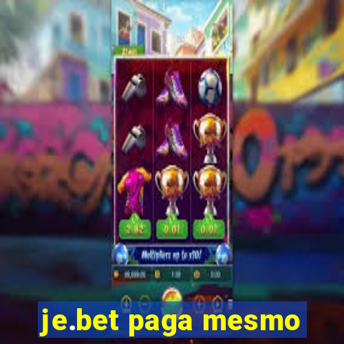 je.bet paga mesmo