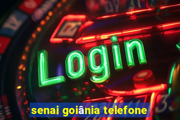 senai goiânia telefone