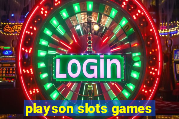 playson slots games