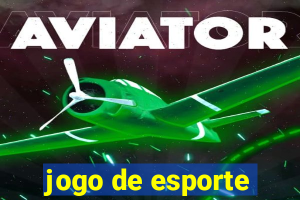 jogo de esporte