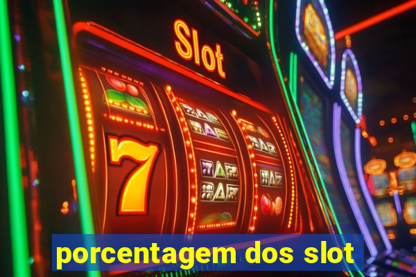 porcentagem dos slot