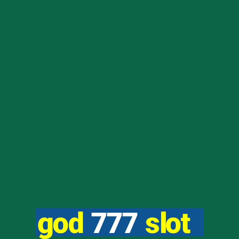 god 777 slot