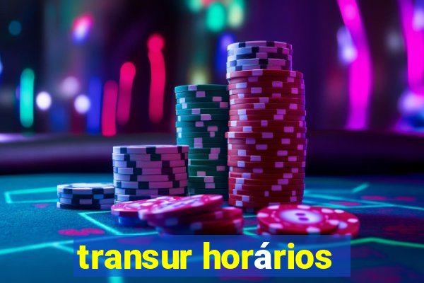 transur horários