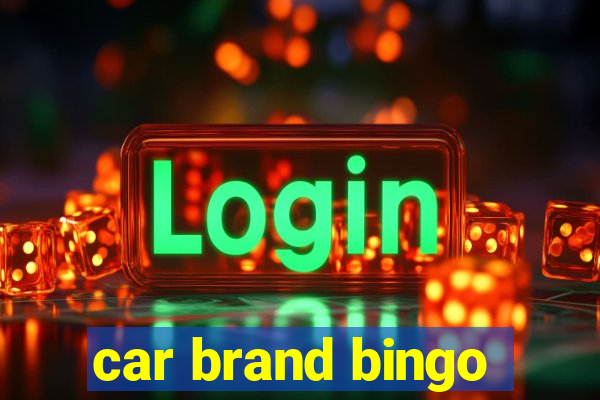 car brand bingo