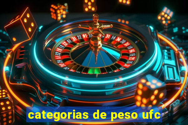 categorias de peso ufc