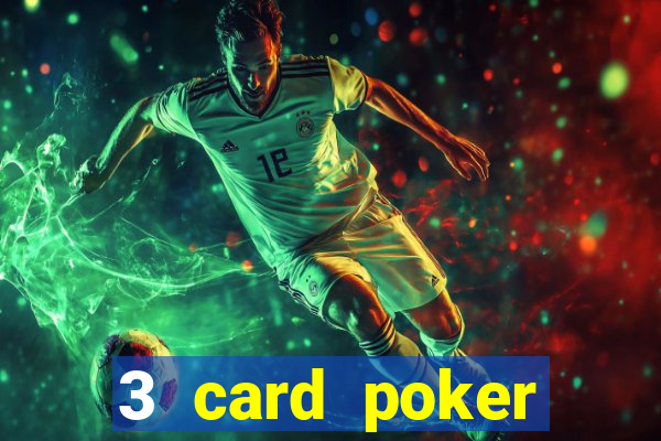 3 card poker casino odds