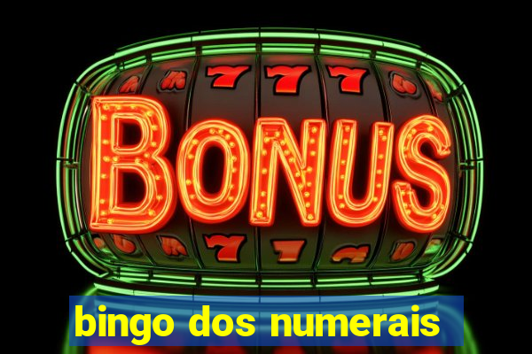 bingo dos numerais