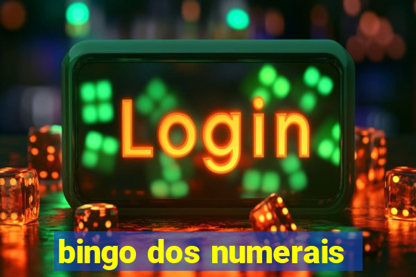 bingo dos numerais