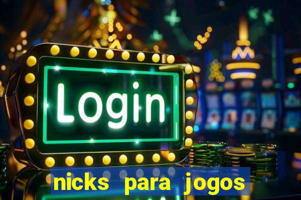 nicks para jogos de tiro