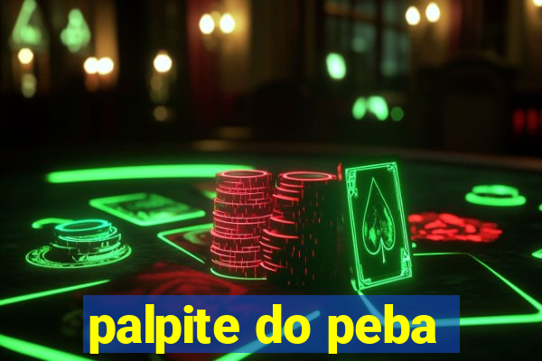 palpite do peba