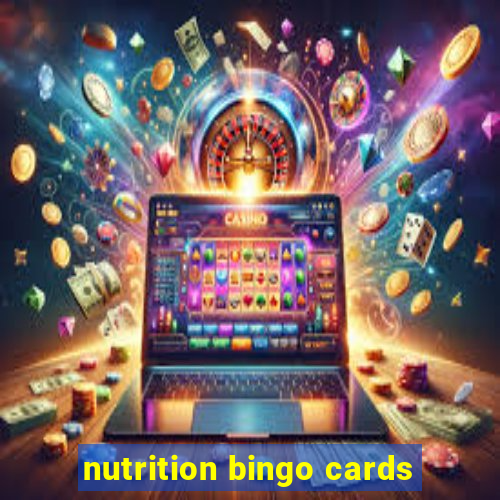 nutrition bingo cards