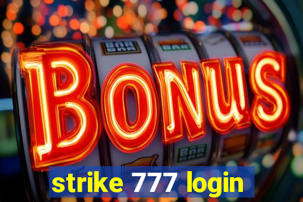 strike 777 login