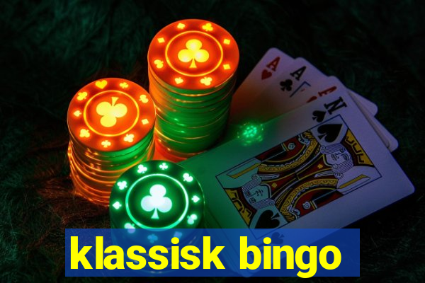 klassisk bingo