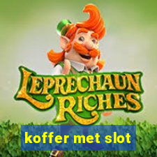 koffer met slot