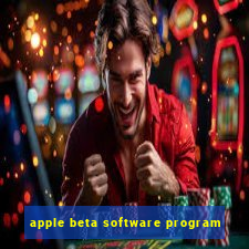 apple beta software program