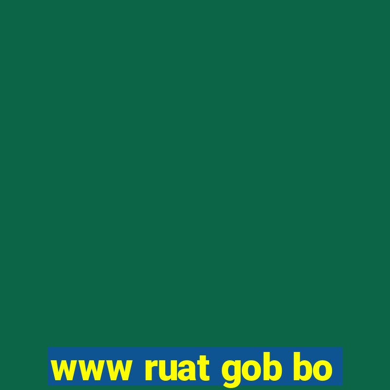 www ruat gob bo