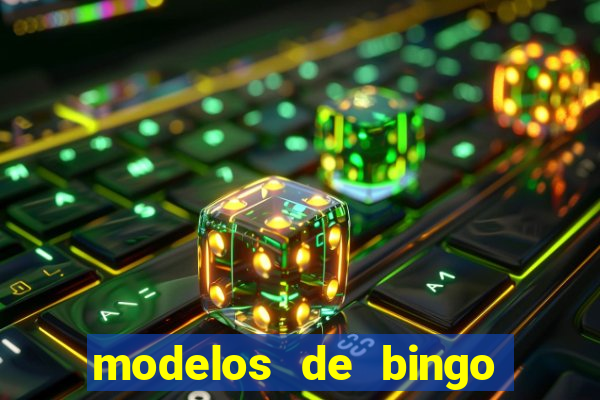 modelos de bingo para imprimir