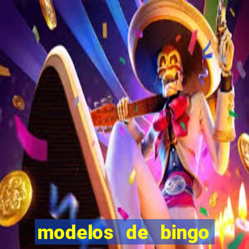 modelos de bingo para imprimir