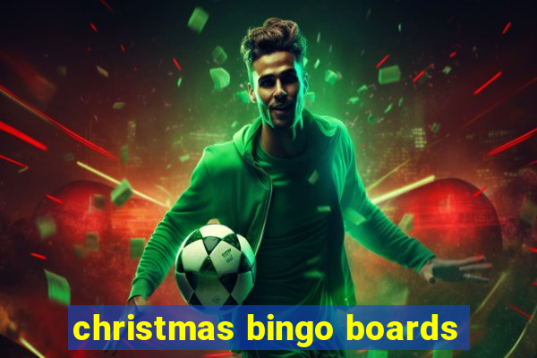 christmas bingo boards