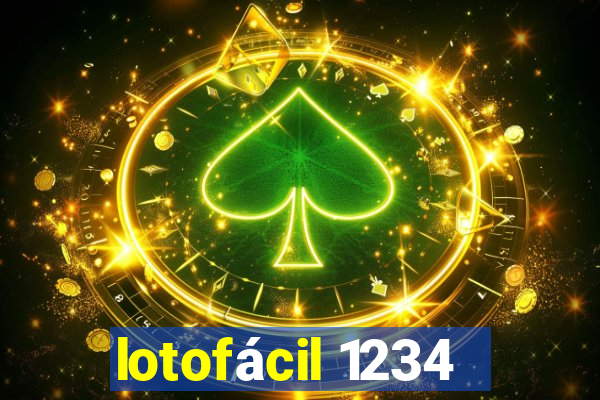 lotofácil 1234