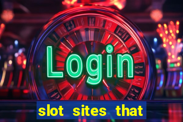 slot sites that accept paypal