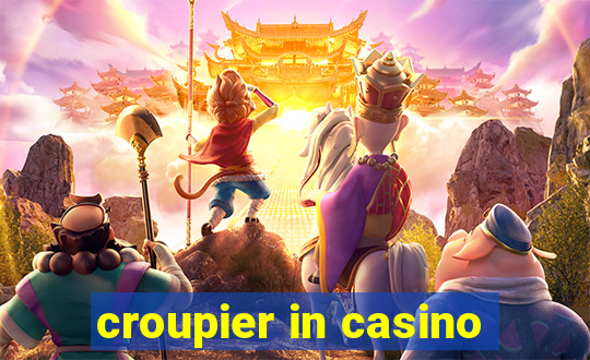 croupier in casino