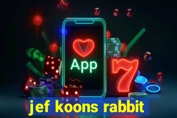 jef koons rabbit