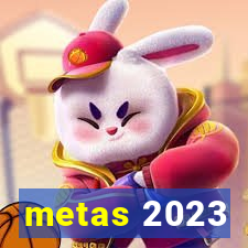 metas 2023